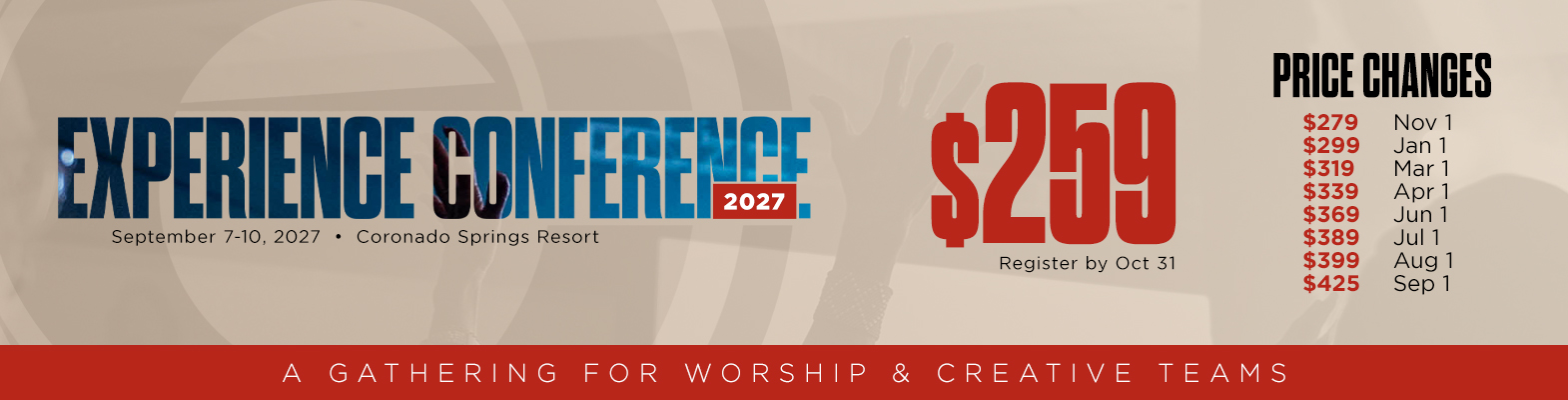 Experience Conference 2027