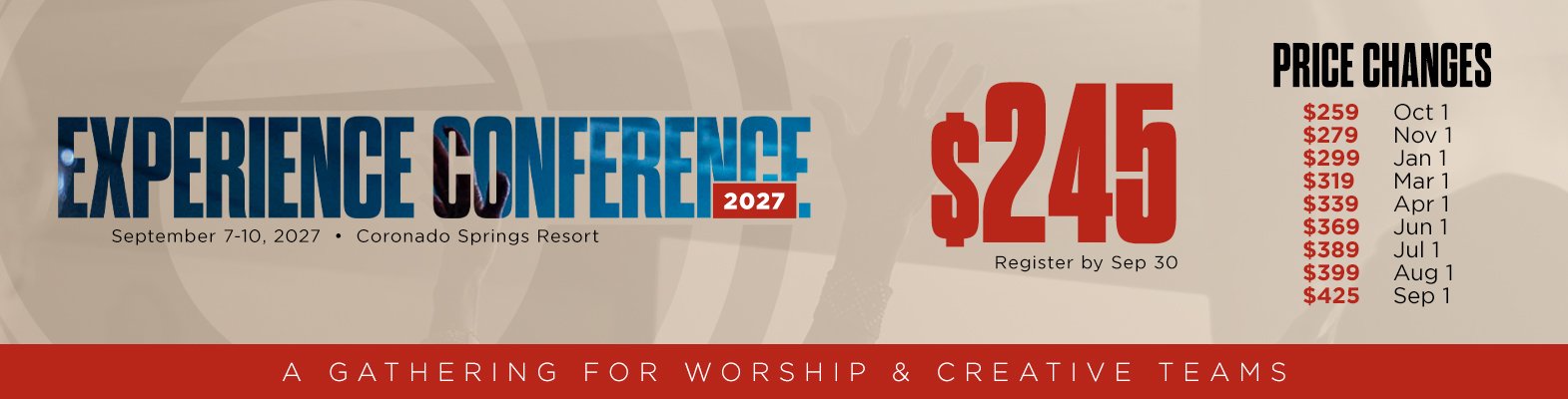 Experience Conference 2027