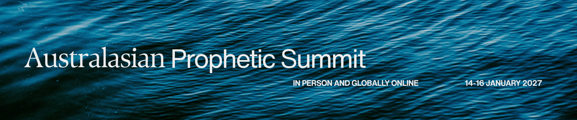 Australasian Prophetic Summit 2027