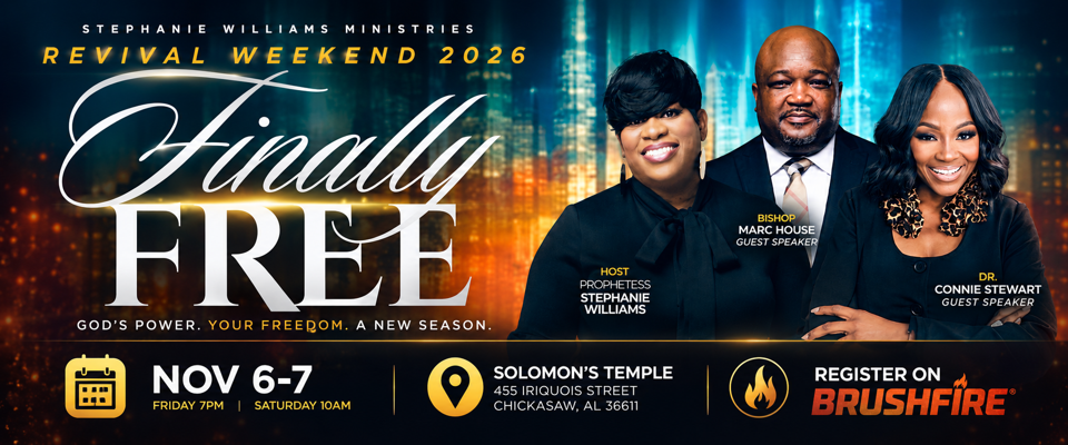 FINALLY FREE REVIVAL WEEKEND 2026