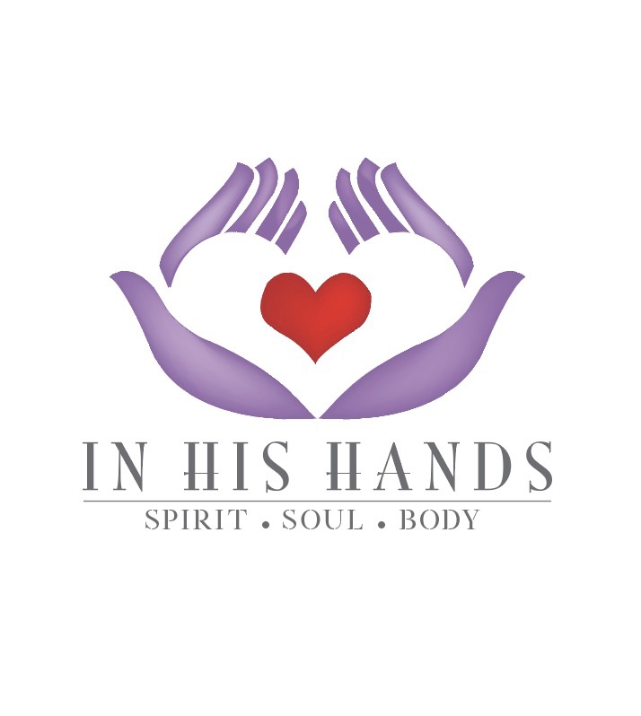 In His Hands Wellness logo, home
