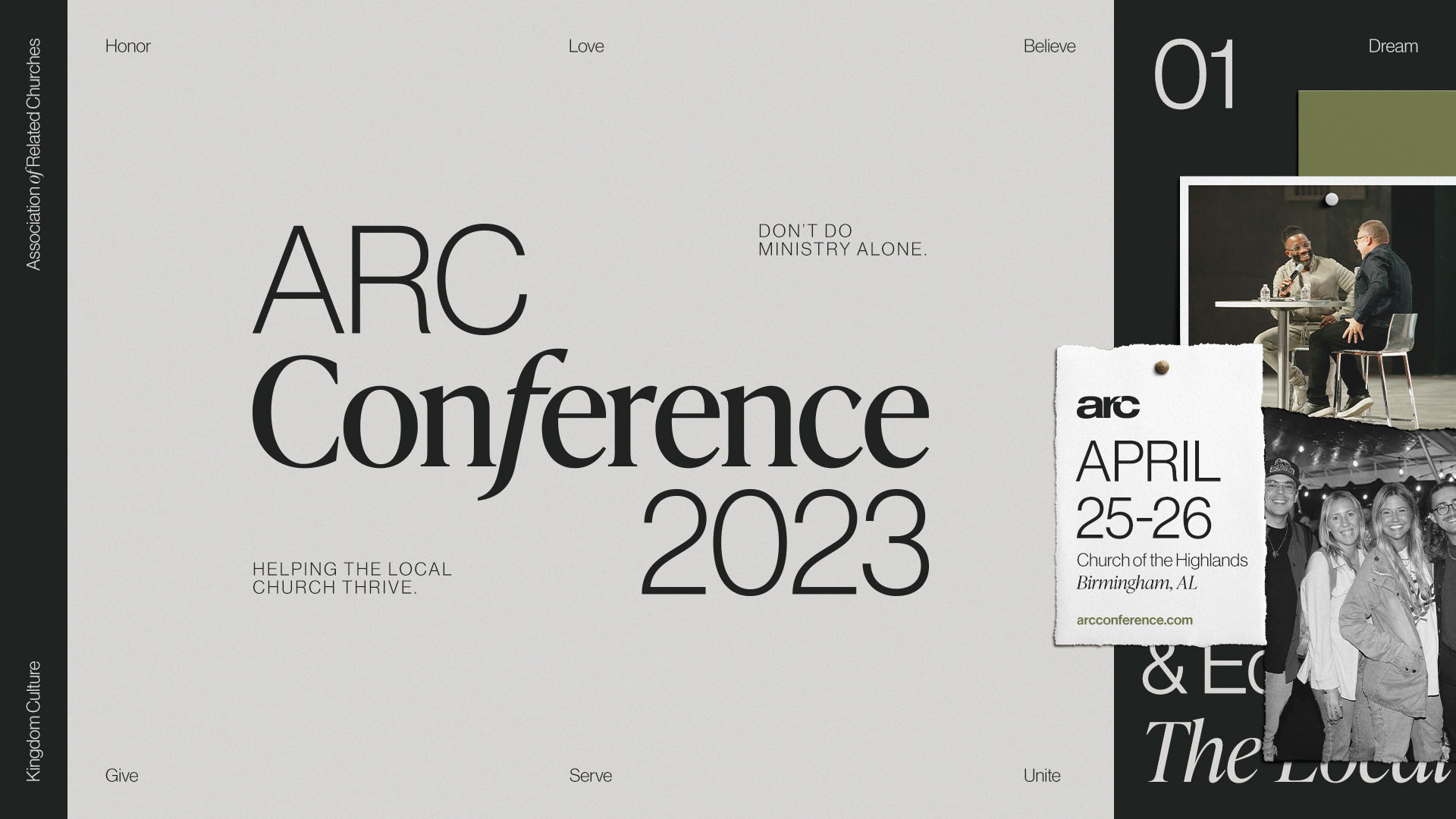 ARC Conference 2023 - Association of Related Churches | Brushfire