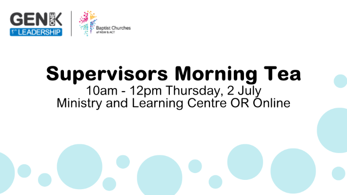 Supervisors Morning Tea 2026