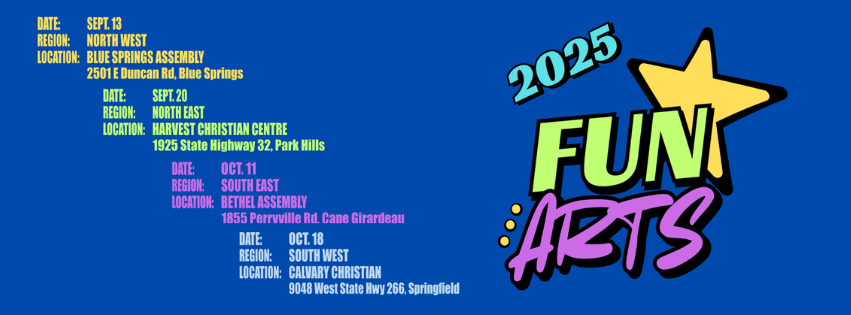 Fun Arts Church Registration - 2025